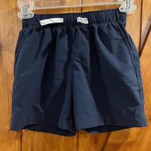J.Crew Boys’ Tech drawstring Navy Dock Shorts